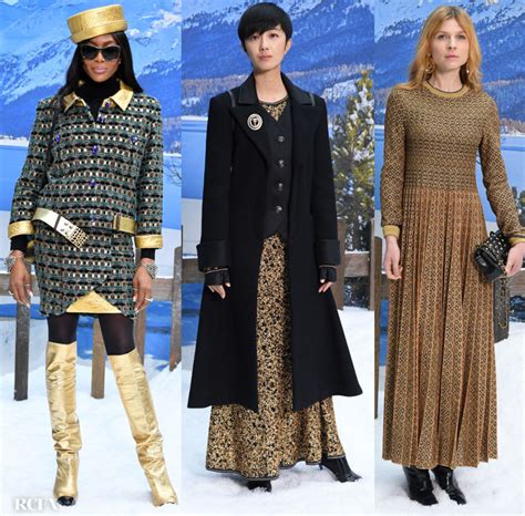 chanel front row 2019|Chanel fall dresses.